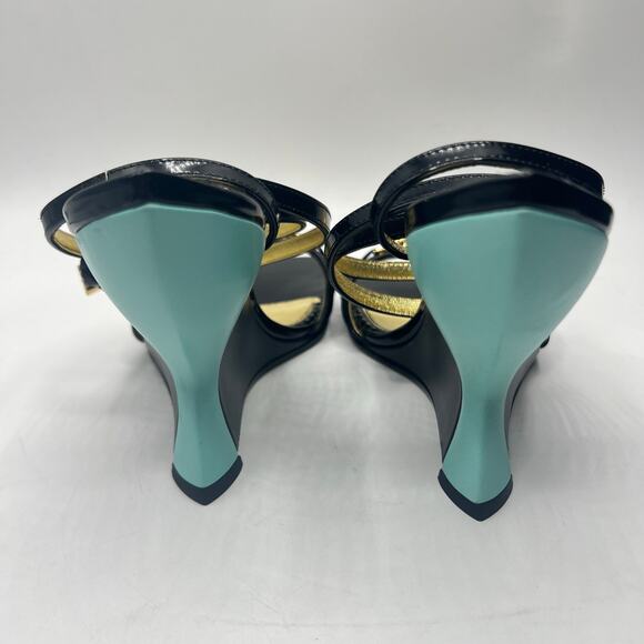 Gucci Tiger Head Accent Leather Sandals Size EU 36.5 US 6.5 - Picture 10 of 15